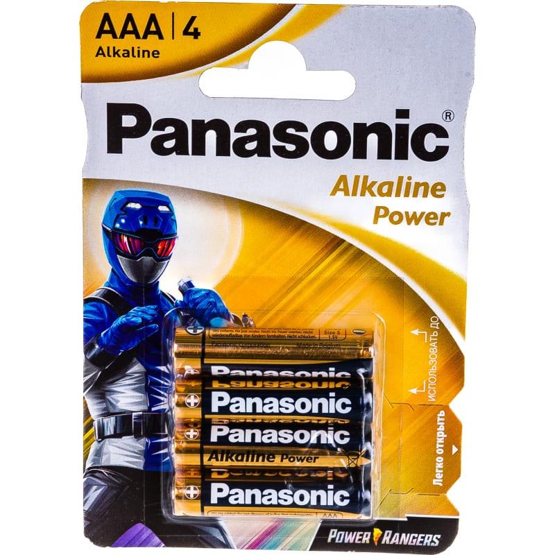  AAA ,  4 , Panasonic Alkaline Power, 