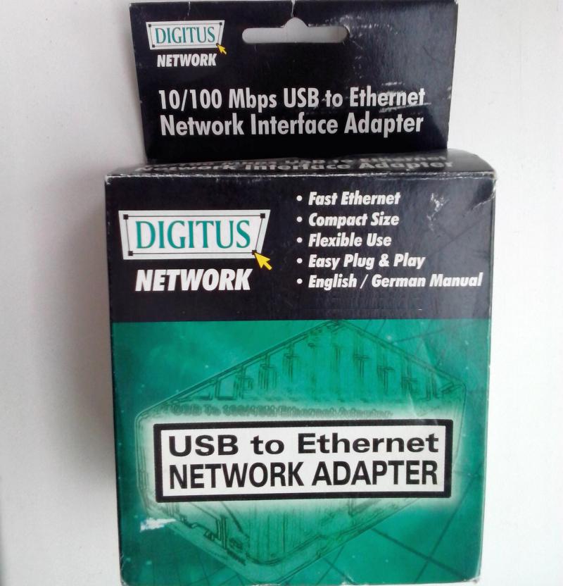  USB - Ethernet IEEE 802.3 (RG45)   