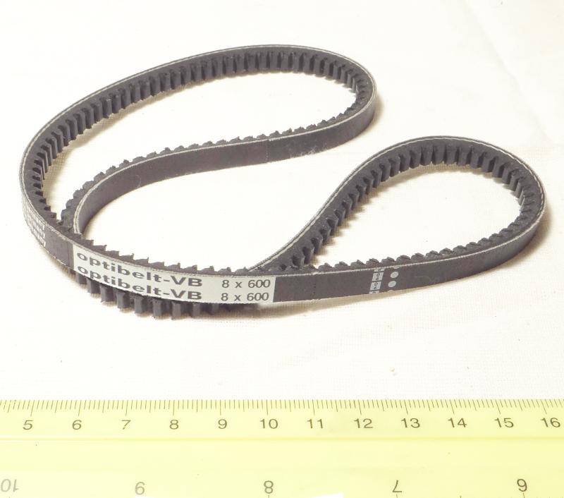 ,     V-belt  600 x 8 mm, 