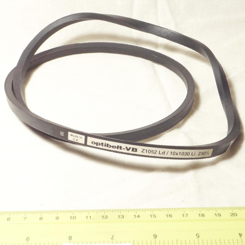 ,     V-belt 1030 x 10 mm