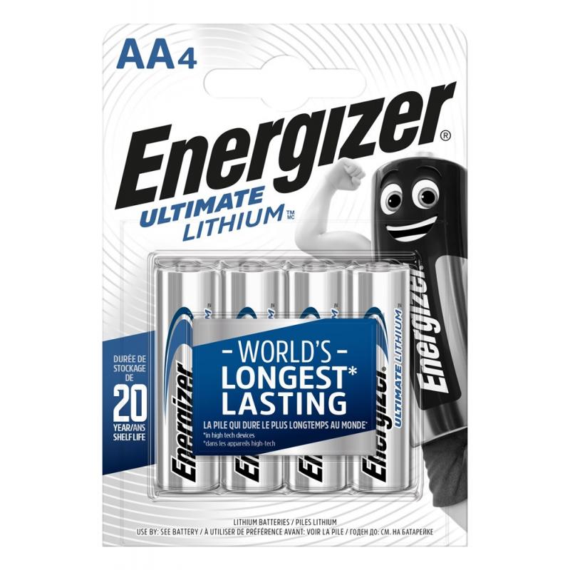  AA ,  4 , Energizer Ultimate Lithium, 