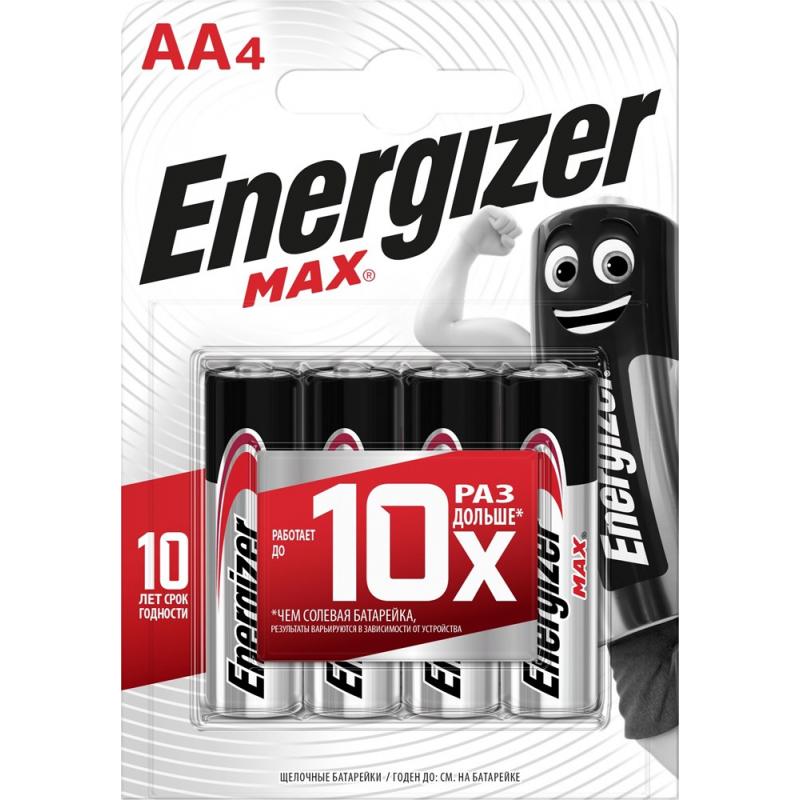  AA ,  4 , Energizer Max, 