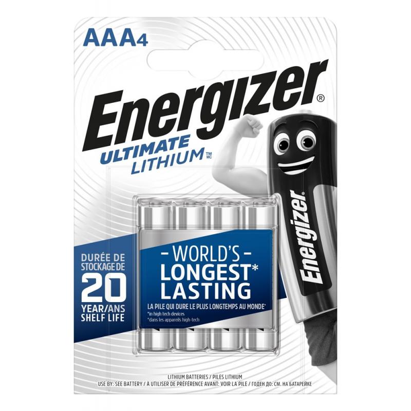  AAA ,  4 , Energizer Ultimate Lithium, 