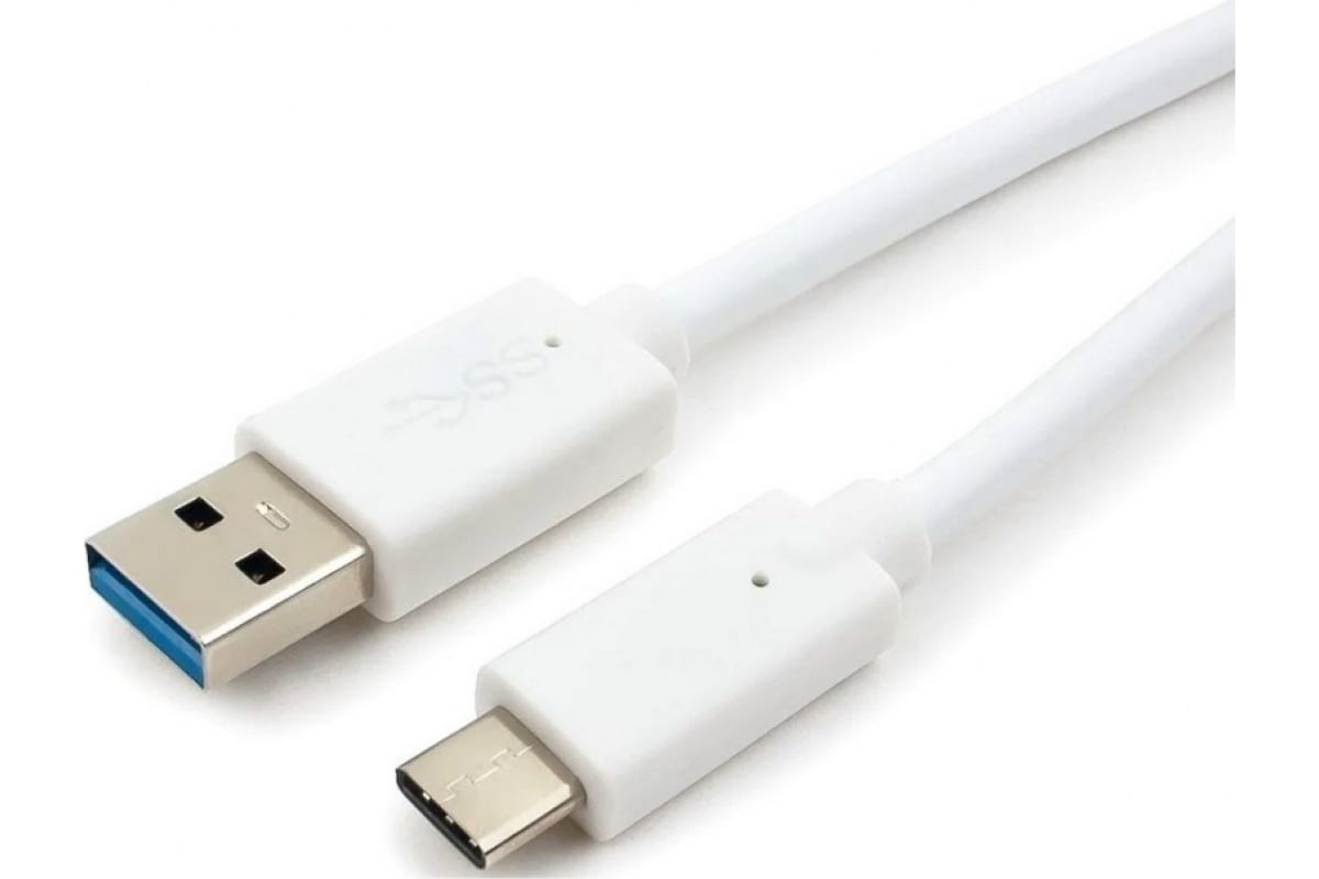  USB 2.0 AM  - USB Type-C ,  1.0 ,      , white