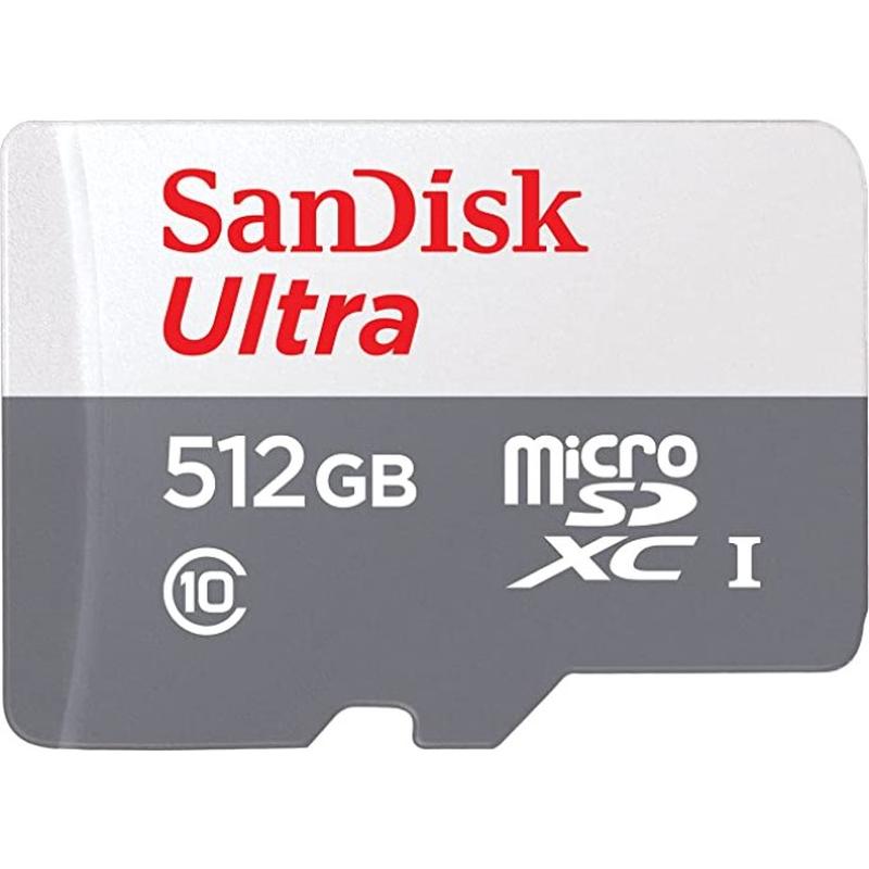   512Gb microSDXC Sandisk Ultra Class 10 UHS-I (100/10 MB/s)