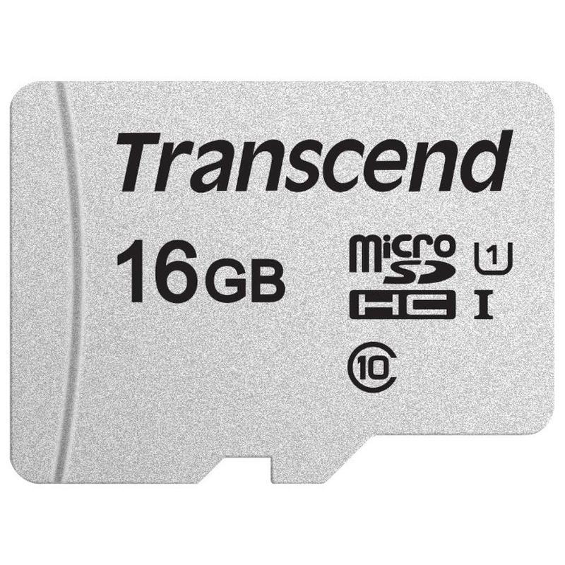    16Gb microSDHC Transcend 300S UHS-I U1 (95/10 Mb/s)