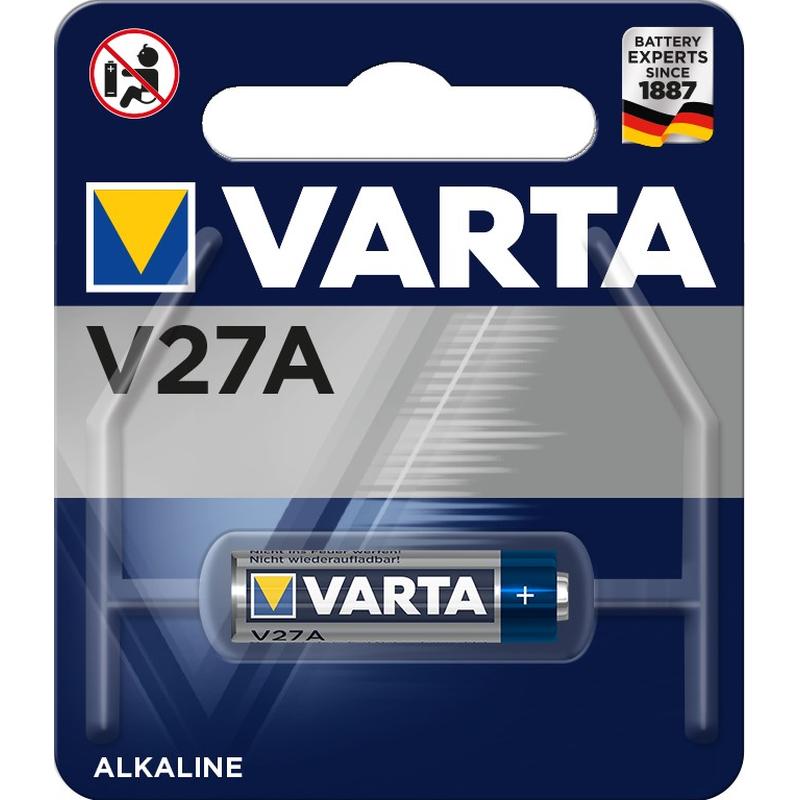  27A/MN27 12V, ,  7.8x28.0mm, 1, , Varta