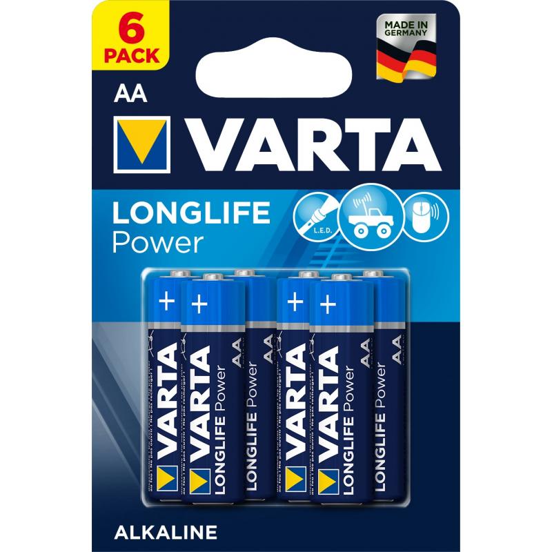  AA ,  6 , Varta Longlife Power, 