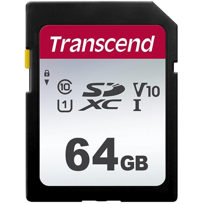    64Gb SDXC Transcend 300S UHS-I U1 (100/20 MB/s)