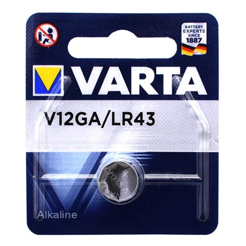  AG12/LR43/LR1142/186/SR43W/V386 11.604.20mm , 1, Varta