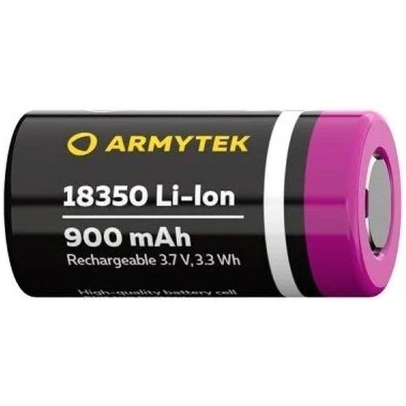  18350 LiIon 3.7V  900mAh, 18x35mm,  , 1 