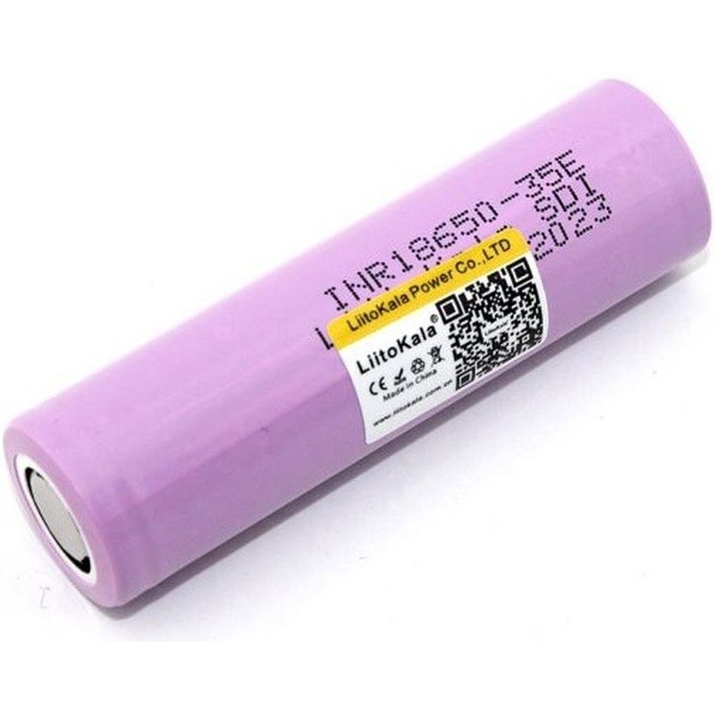  18650 LiIon 3.7V 3500mAh, 18x65mm, 8A,  , LiitoKala