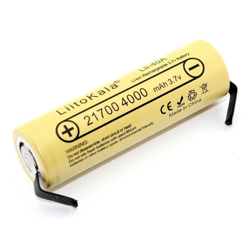  21700 LiIon 3.7V 4000mAh, 21x70mm,  ,  , LiitoKala