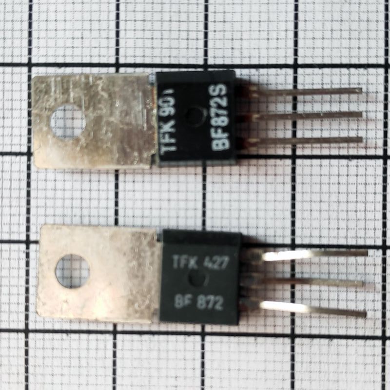 BF872 : ���������� SI-P 300V 0.1A 1.6W 60MHz
������ : TO202
������������� : Telefunken...