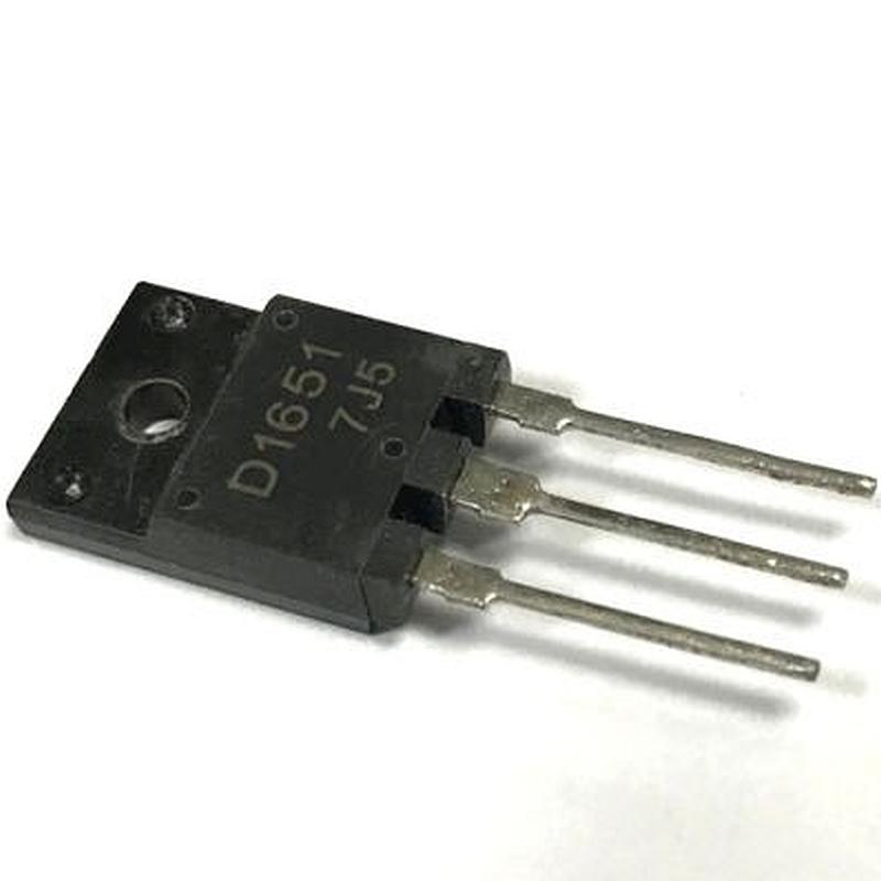 2SD1651 :  SI-N+Diode 1500V 5A 60W 0.4us
 : TO3PF
 : Sanyo...