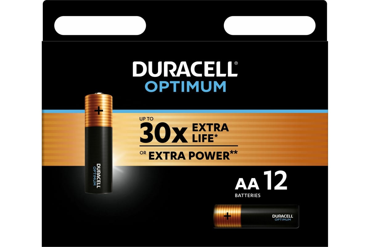  AA , 12 , Duracell Optimum,  :   Duracell Optimum, /LR6 12, (   ~ 14.5*50mm )

...