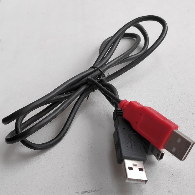  USB 2.0 2xAM  - miniUSB Male,   ,  0.9 