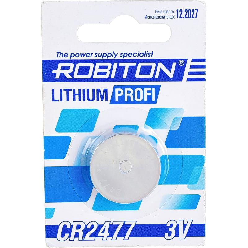 CR2477, 1 , Robiton :   CR2477 ,  3V, ∅24x7.7mm,  1 , Robiton...
