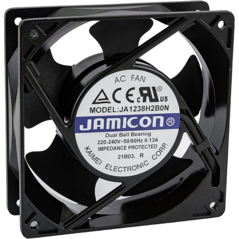  120x120x38mm 220V AC, 2600 RPM, Jamicon