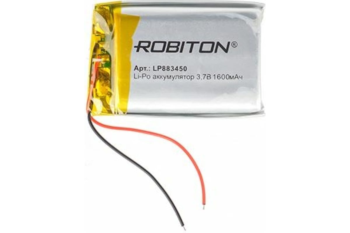  Li-Po  50 x 34 x 9.0mm, - 3.7V, 1600mAH, LP883450 :  LiPo - 3.7V, 1600mAH,   , 503...