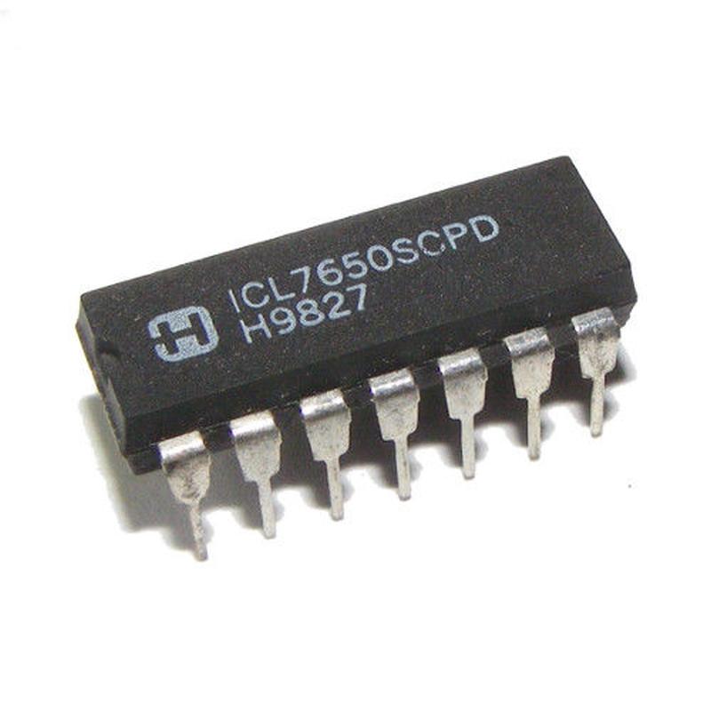 ICL7650SCPD :     1* 2MHz  4,5÷16V CHOPPER STAB
 : DIP14
 : 
 : ICL7650CPD...