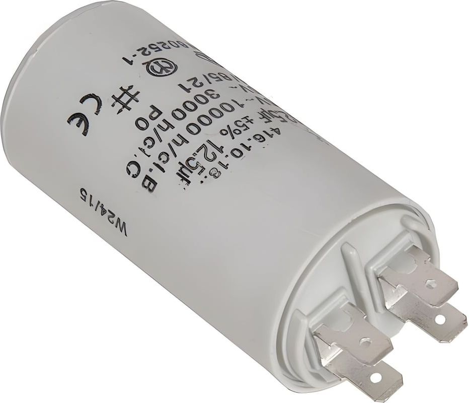   12.5uF 450V :    12.5uF; 450VAC, 5%,  faston 6.35mm  
    ...