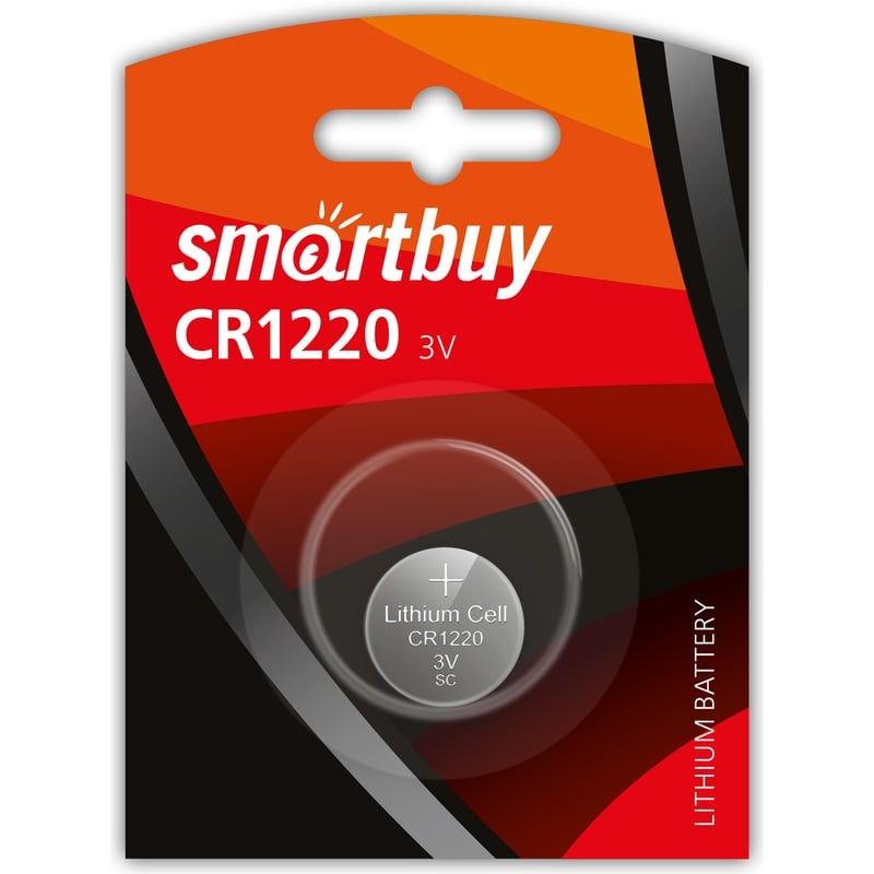 CR1220, 1 , Smartbuy :   CR1220 ,  3V, ∅12x2.0mm,  1 , Smartbuy...