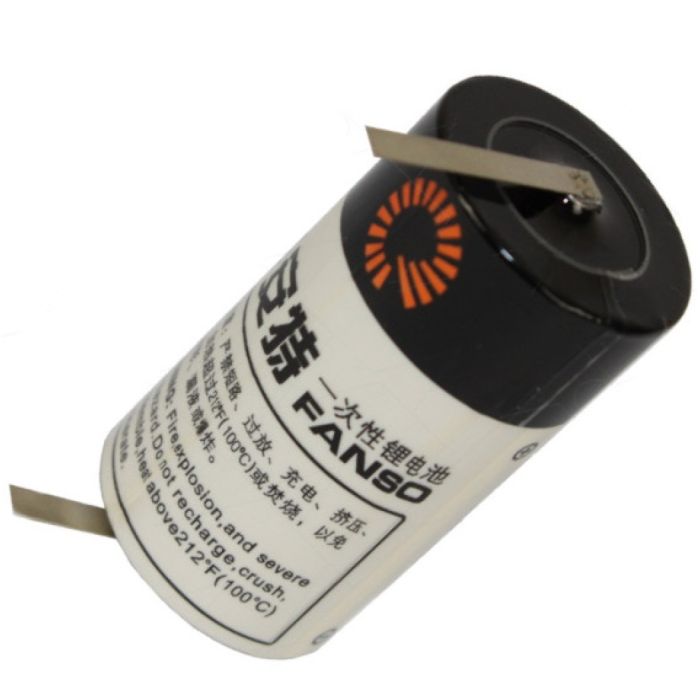  3.6V  9000mAH  Li-SOCL2, ER-26500, R14/C(26*50mm),  ,  1 , Fanso