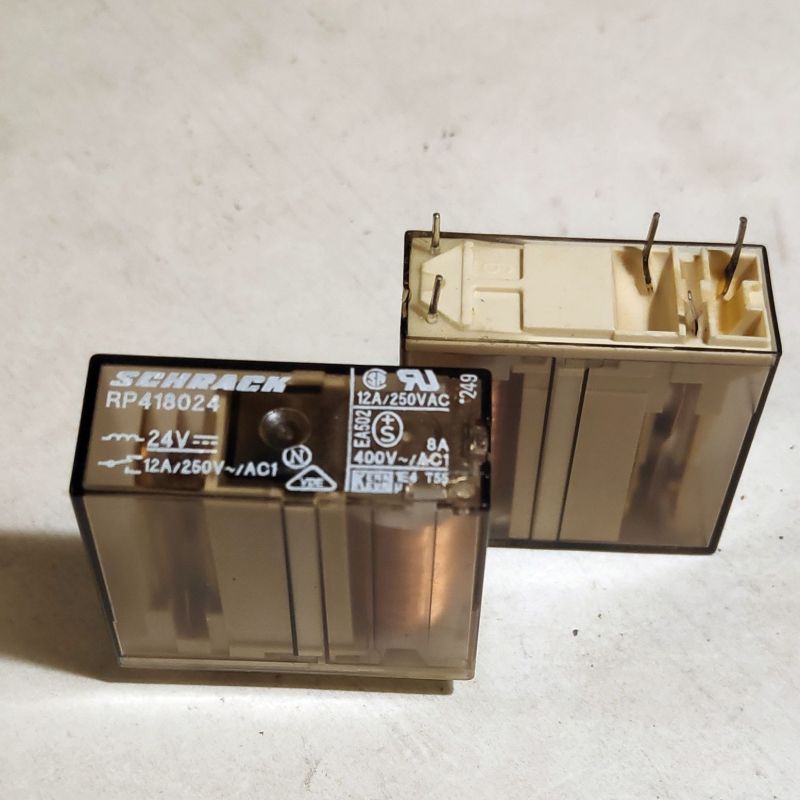   24VDC 12A , SPDT, Schrack :   , 24V - 12A,250V, Schrack RP418024
Relay single pole ...