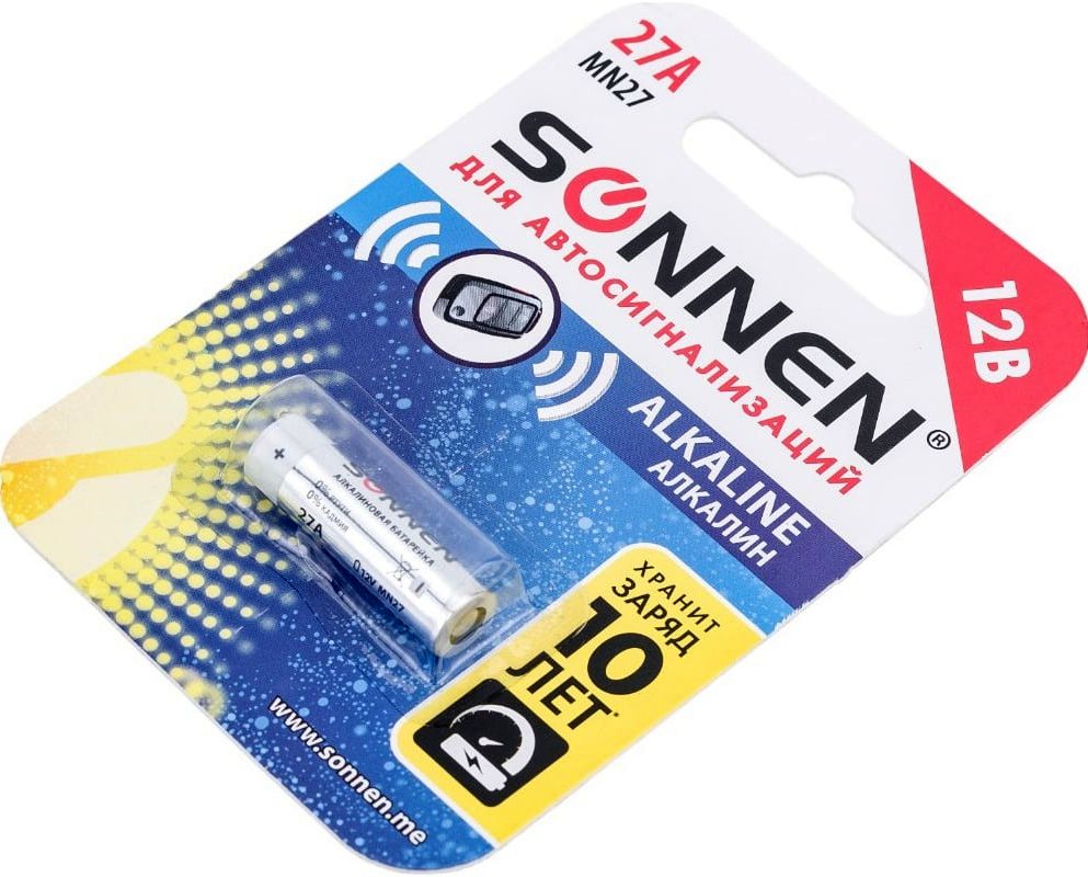  27A/MN27 12V, ,  7.8x28.0mm, 1, , Varta :     12V 18mAH, ∅8x28mm, 1, , Varta
...