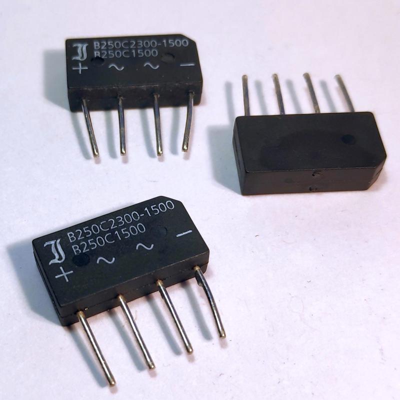 B250C2300A :    250V 2.3A -~~+
 : Diotec Semiconductor...