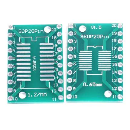  PCB  SO20-DIP20   1.27/0.65mm :  PCB  SO20-DIP20   1.27/0.65mm adapter...