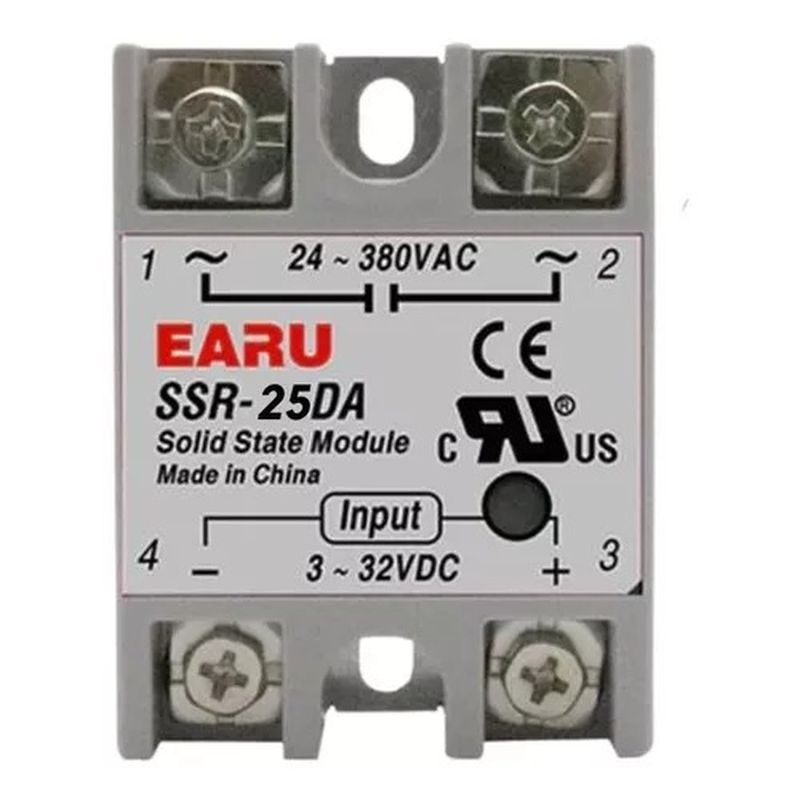  , 25A, 24-380VAC,  SSR-25DA