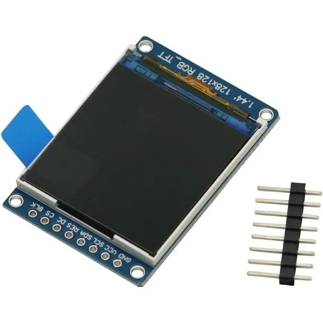  1.44" 128x128 SPI, IPS TFT, ST7735, 