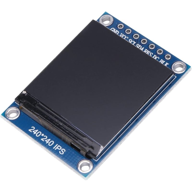  1.3" 240x240 SPI, IPS TFT, ST7789, 