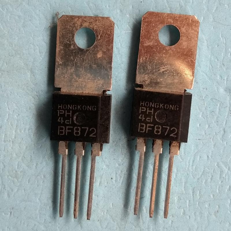 BF872 :  SI-P 300V 0.1A 1.6W 60MHz
 : TO202
 : 
 : BF870...