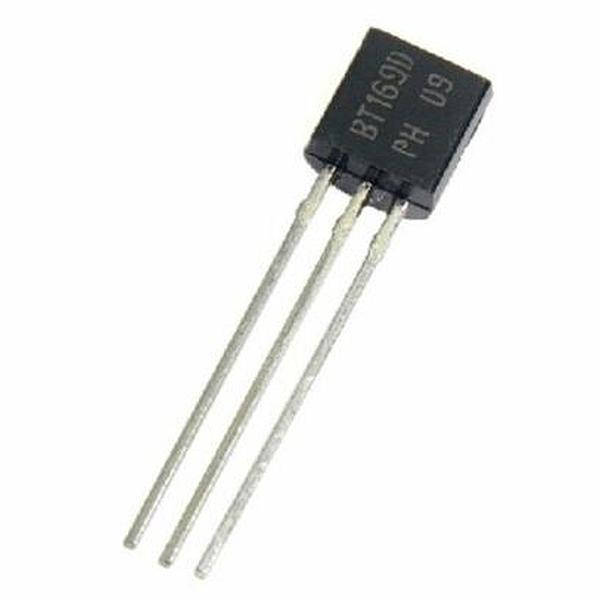 BT169D :   400V 0.5A 0.2/5mA
 : TO92
 : Philips...