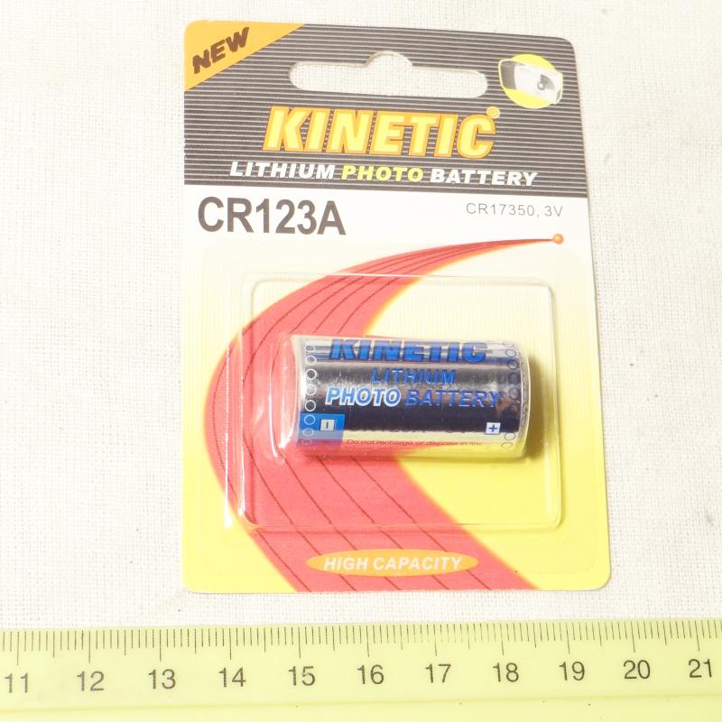  CR123A, 1, , Kinetic