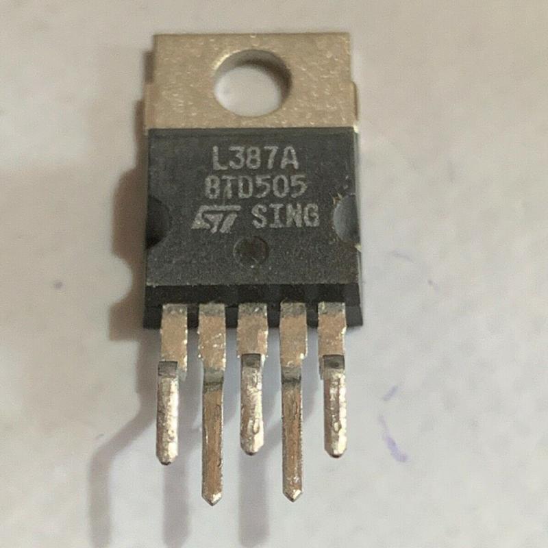 L387A :        U 5V 0.4A LOW-DROP
 : TO220/5
 : ST...