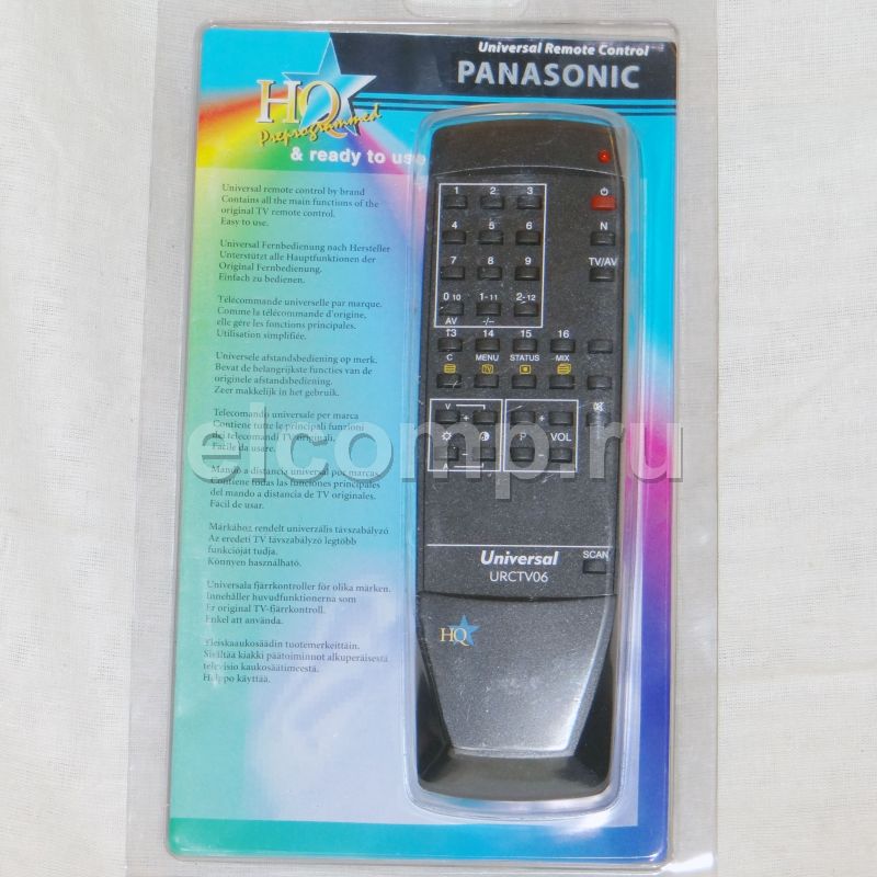     IR  (TV/AUX/SAT) Panasonic