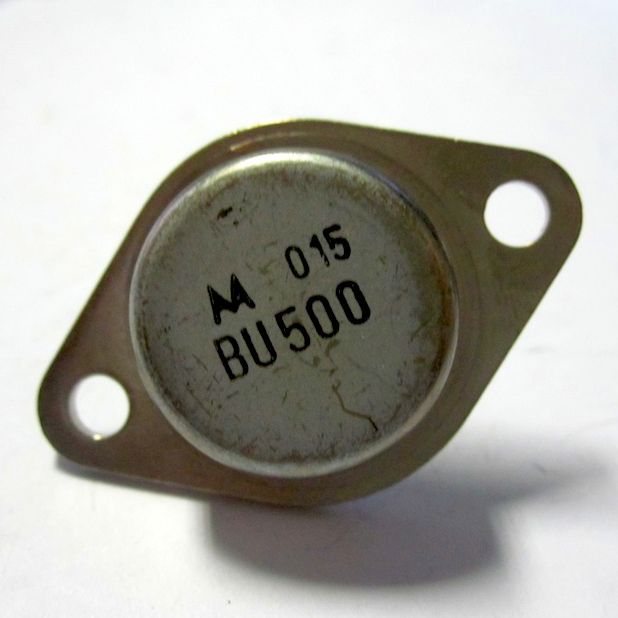 BU500 :  SI-N 1500V 6A 75W 
 : TO3
 : Motorola
 : ESM2668...