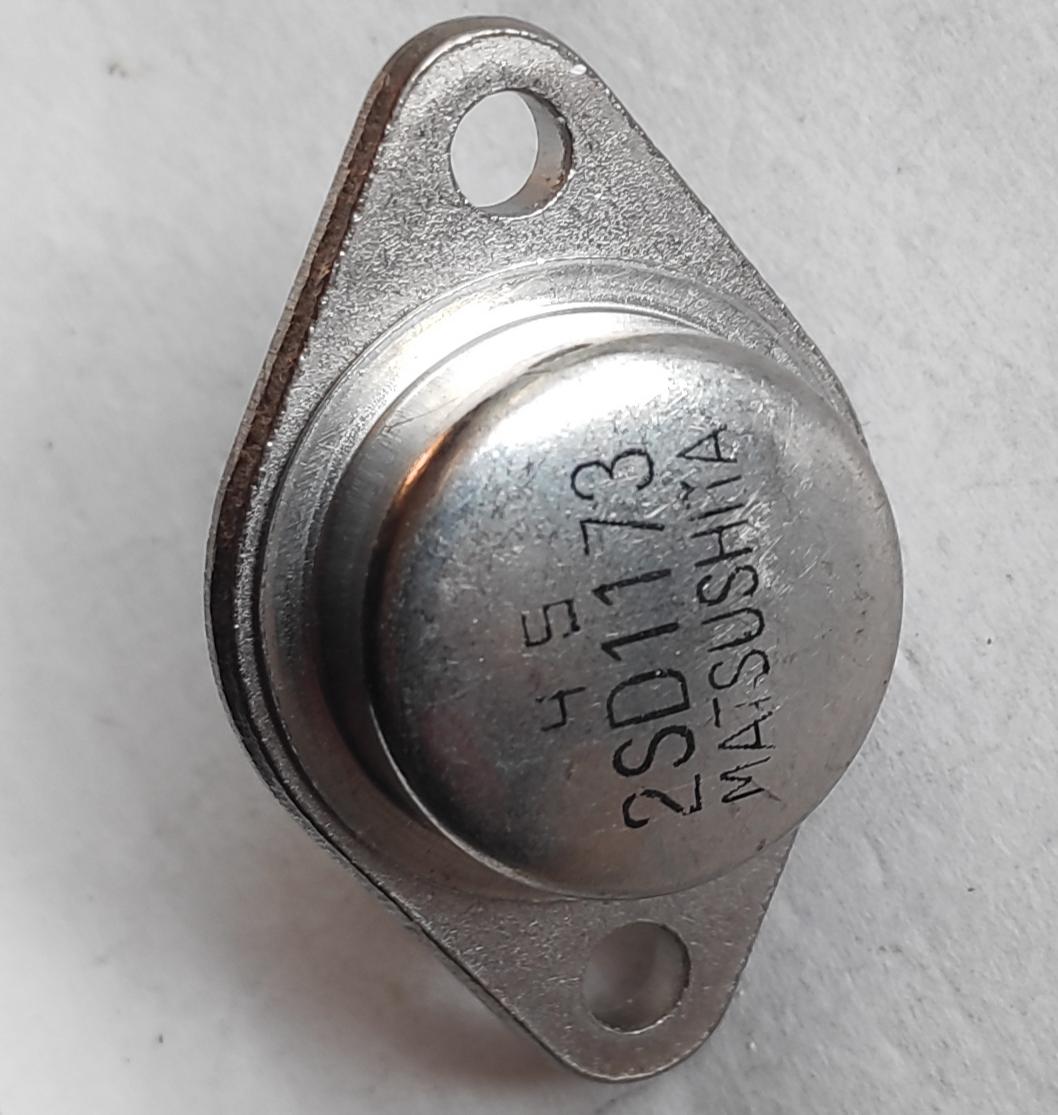 2SD1173 :  SI-N+Diode 1500V 5A 70W
 : TO3
 : Matsushita...
