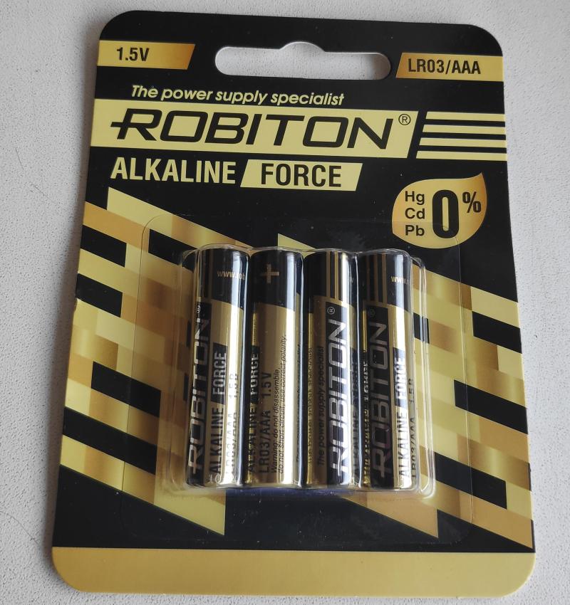  AAA ,  4 , Robiton Force,  :   A/LR03 4  , (   ~ 10.5*44.5mm ), Robiton Fo...