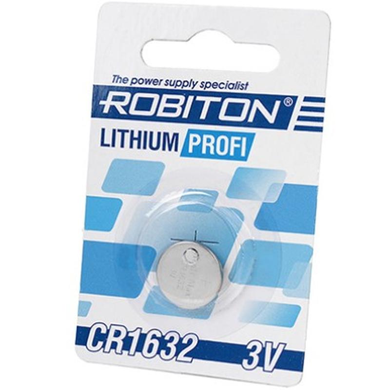 CR1632, 1 , Robiton :   CR1632 ,  3V, ∅16x3.2mm,  1 , Robiton...