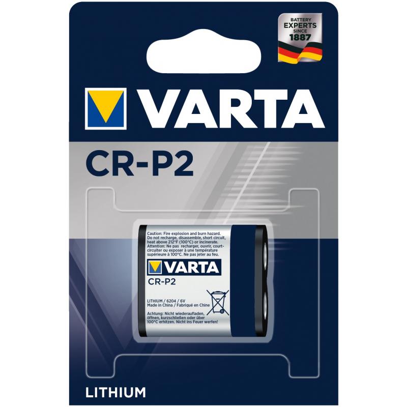  CRP2, 1 , , Varta Professional Lithium :   CR-P2 6V 1600mAH, 36x35x19mm

    ...