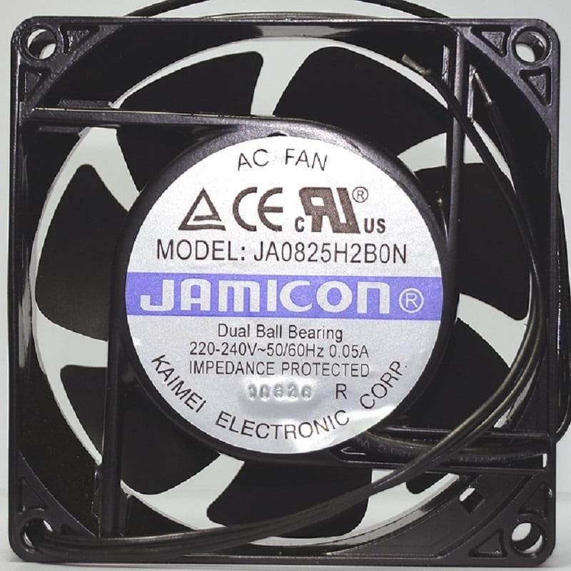   80x80x25mm 220V AC, 2x-, 2200 RPM, Jamicon