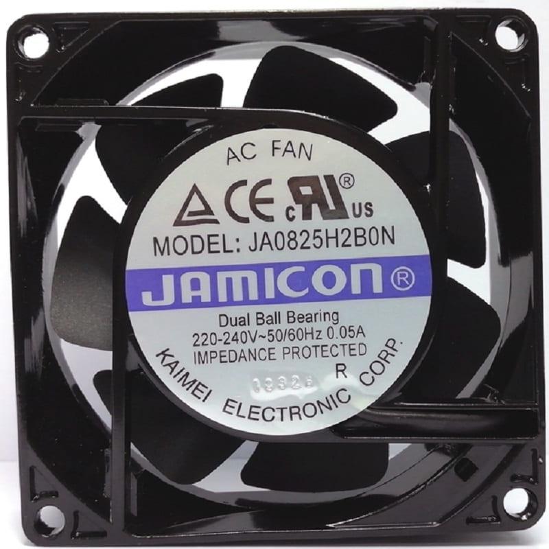   80x80x25mm 220V AC, 2x-, 1800 RPM, Jamicon