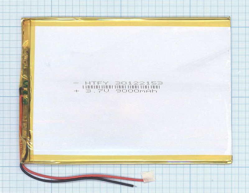  Li-Po 155 x122 x 3.0mm, - 3.7V, 9000mAH, LP30122153 :  LiPo - 3.7V, 9000mAH,   , 15...