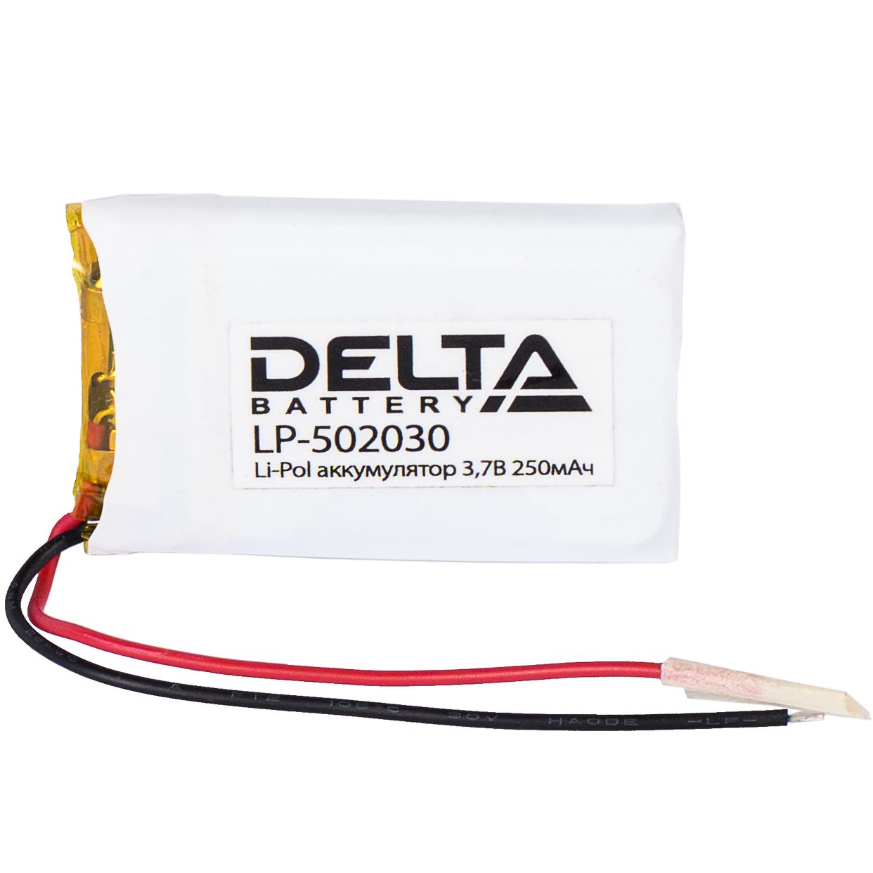  Li-Po  33 x 20 x 5.0mm, - 3.7V,  250mAH, LP502030 :  LiPo - 3.7V, 250mAH,   , 3320...