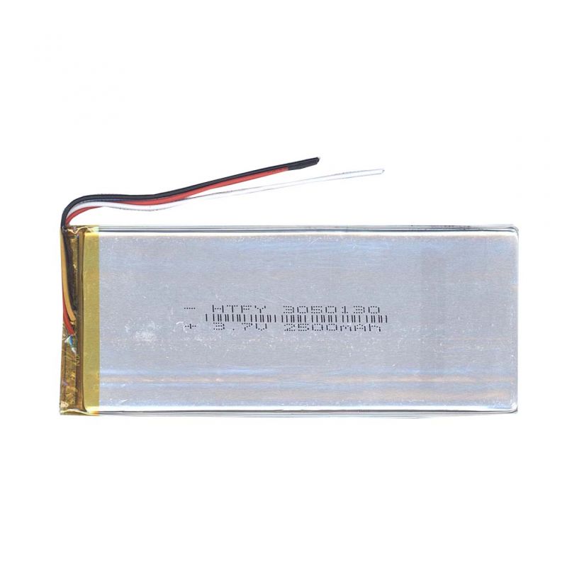  Li-Po 130 x 50 x 3.0mm, - 3.7V, 2500mAH, 3pin, LP3050130 :  LiPo - 3.7V, 2500mAH, 3pin,  ...